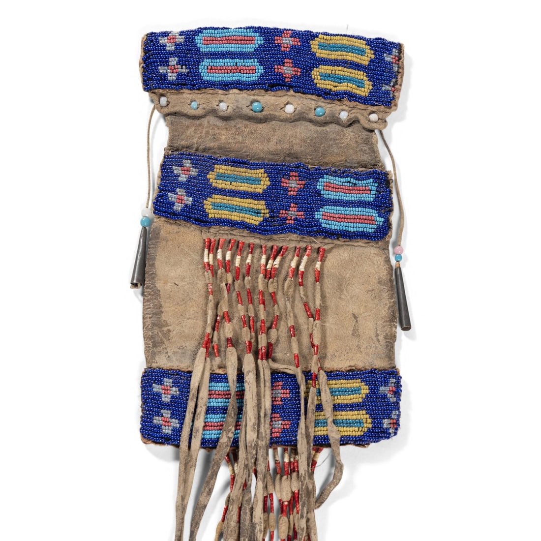 Eastern Plains Beaded Hide Bag - 2