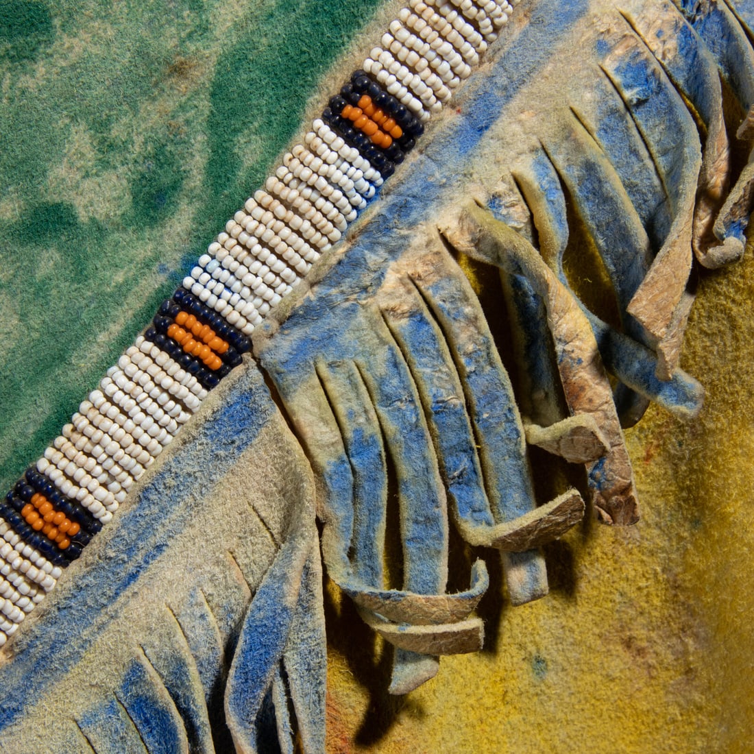 Pawnee Painted Hide Shirt - 4