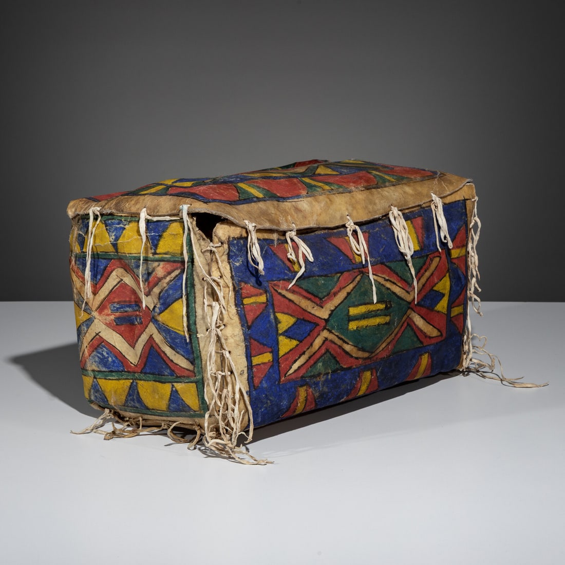Sioux Painted Parfleche Box - 2