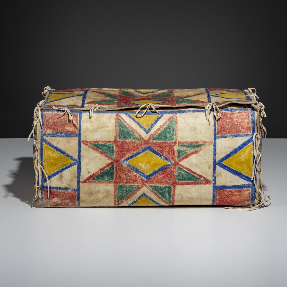 Sioux Painted Parfleche Trunk - 2