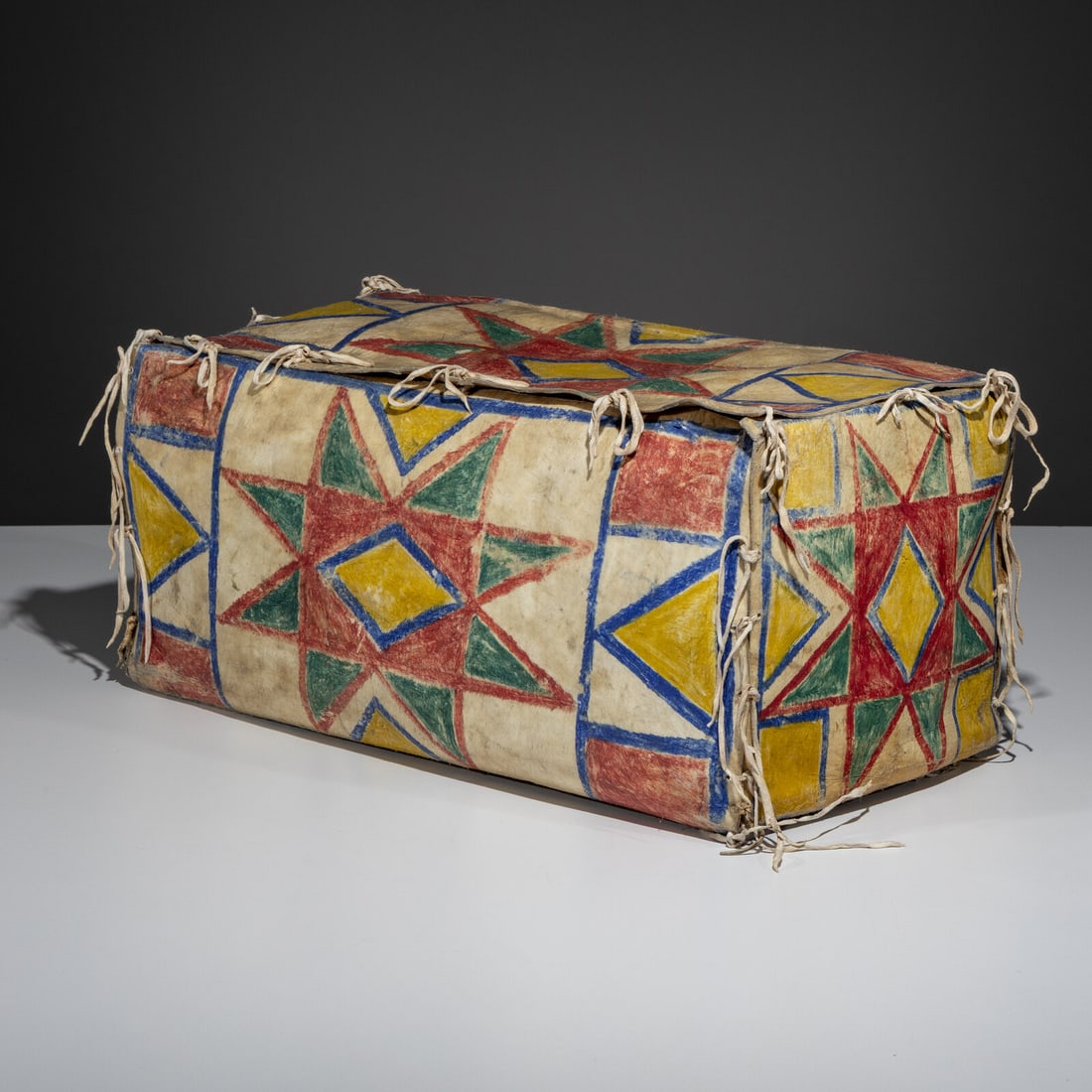 Sioux Painted Parfleche Trunk - 3