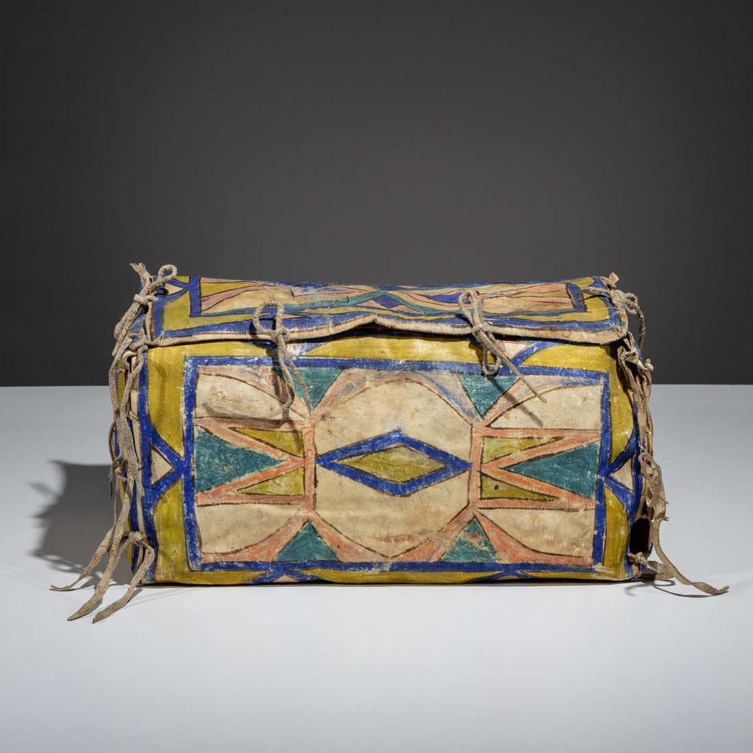 Sioux Painted Parfleche Box - 2