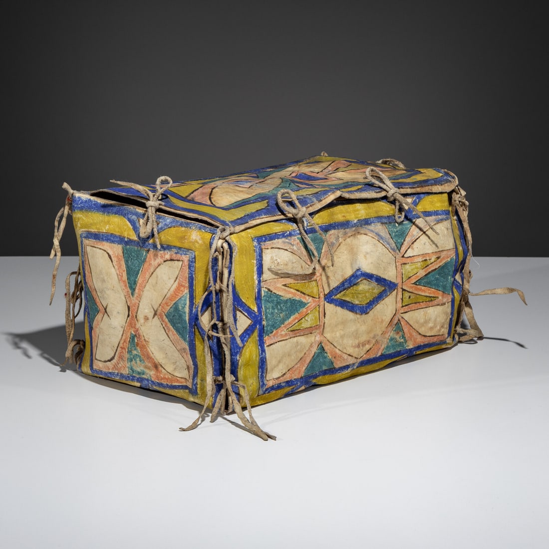 Sioux Painted Parfleche Box - 3