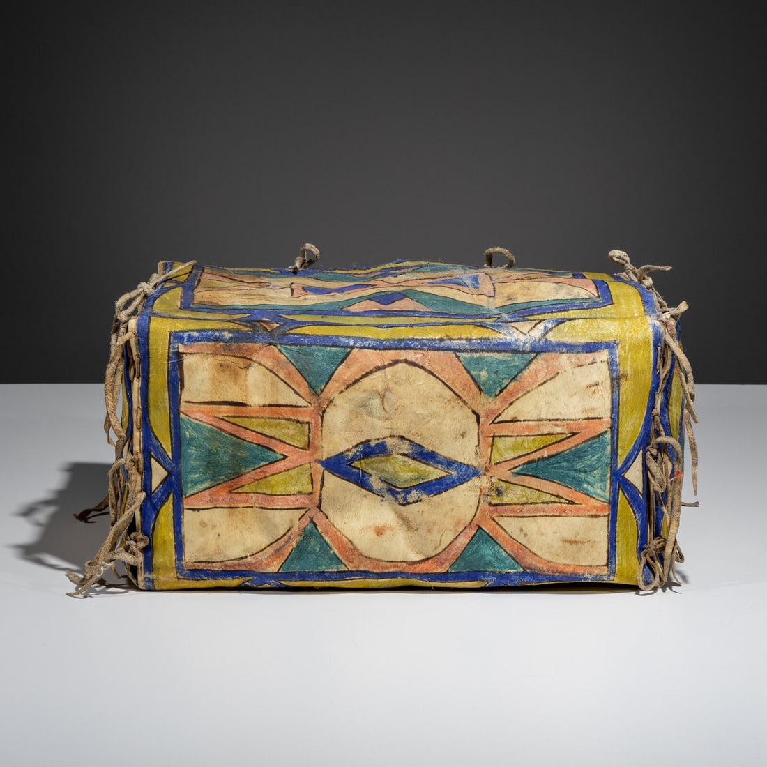 Sioux Painted Parfleche Box - 4