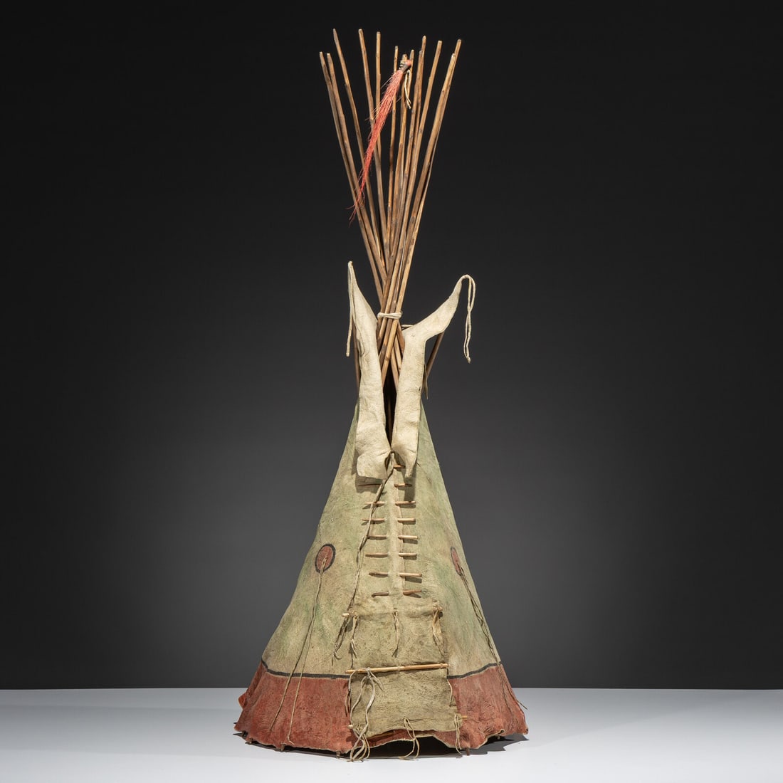 Plains Painted Hide Model Tipi (1 of 6)