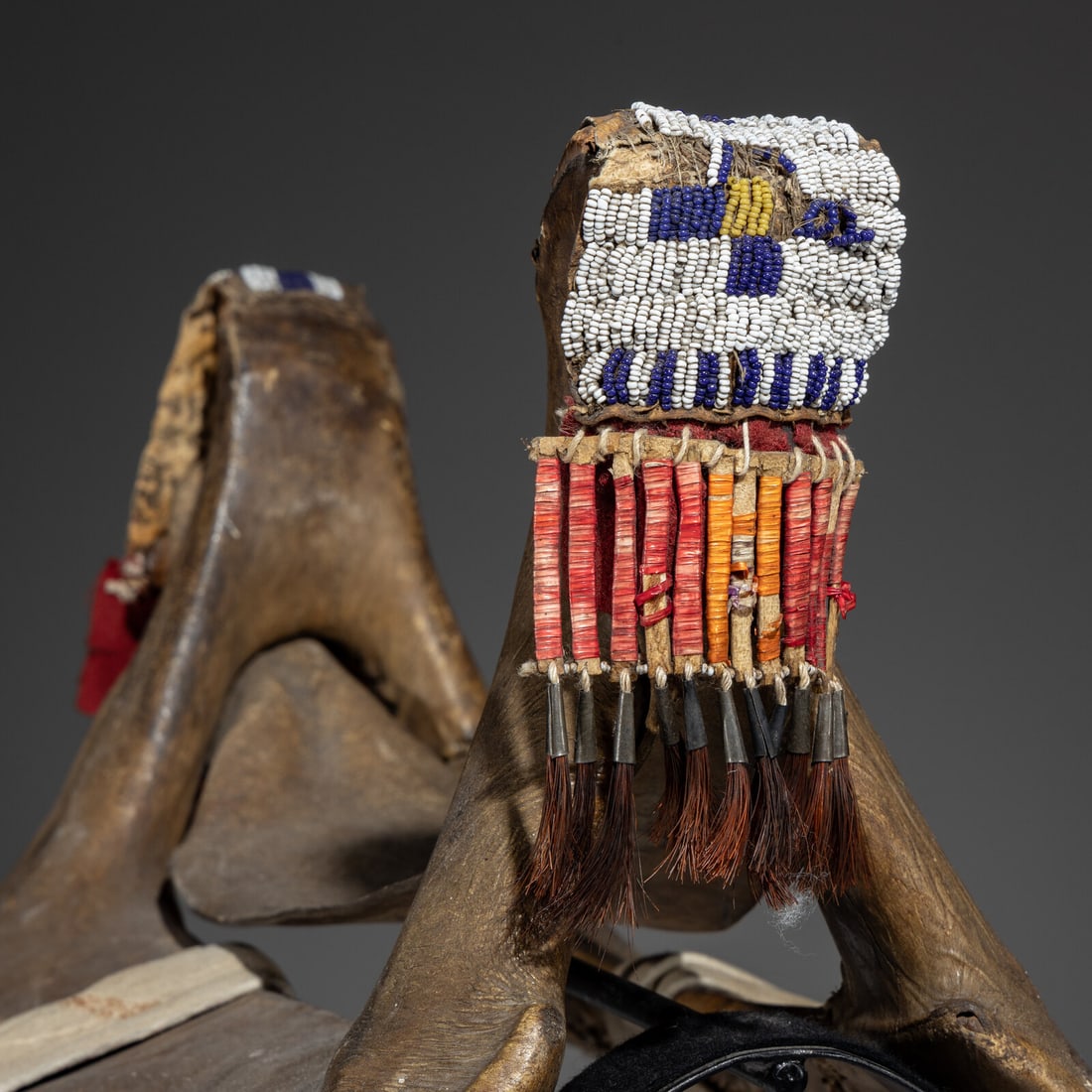 Sioux Child's Beaded Saddle Tree - 3