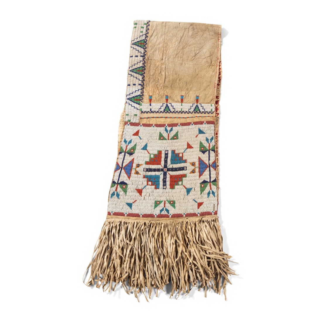 Sioux Beaded Hide Saddle Drapes - 2