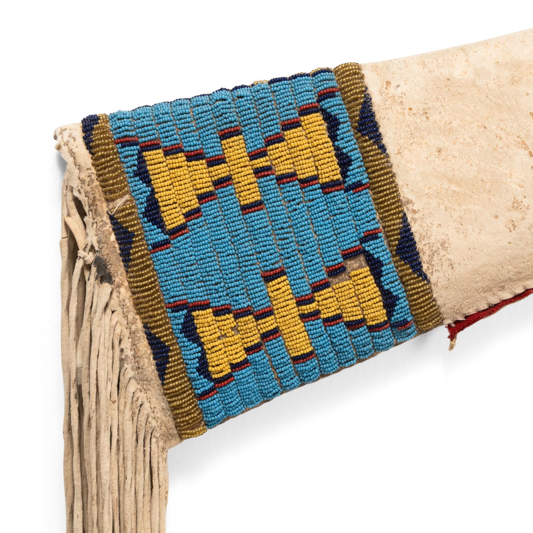 Sioux Beaded Hide Rifle Scabbard - 3