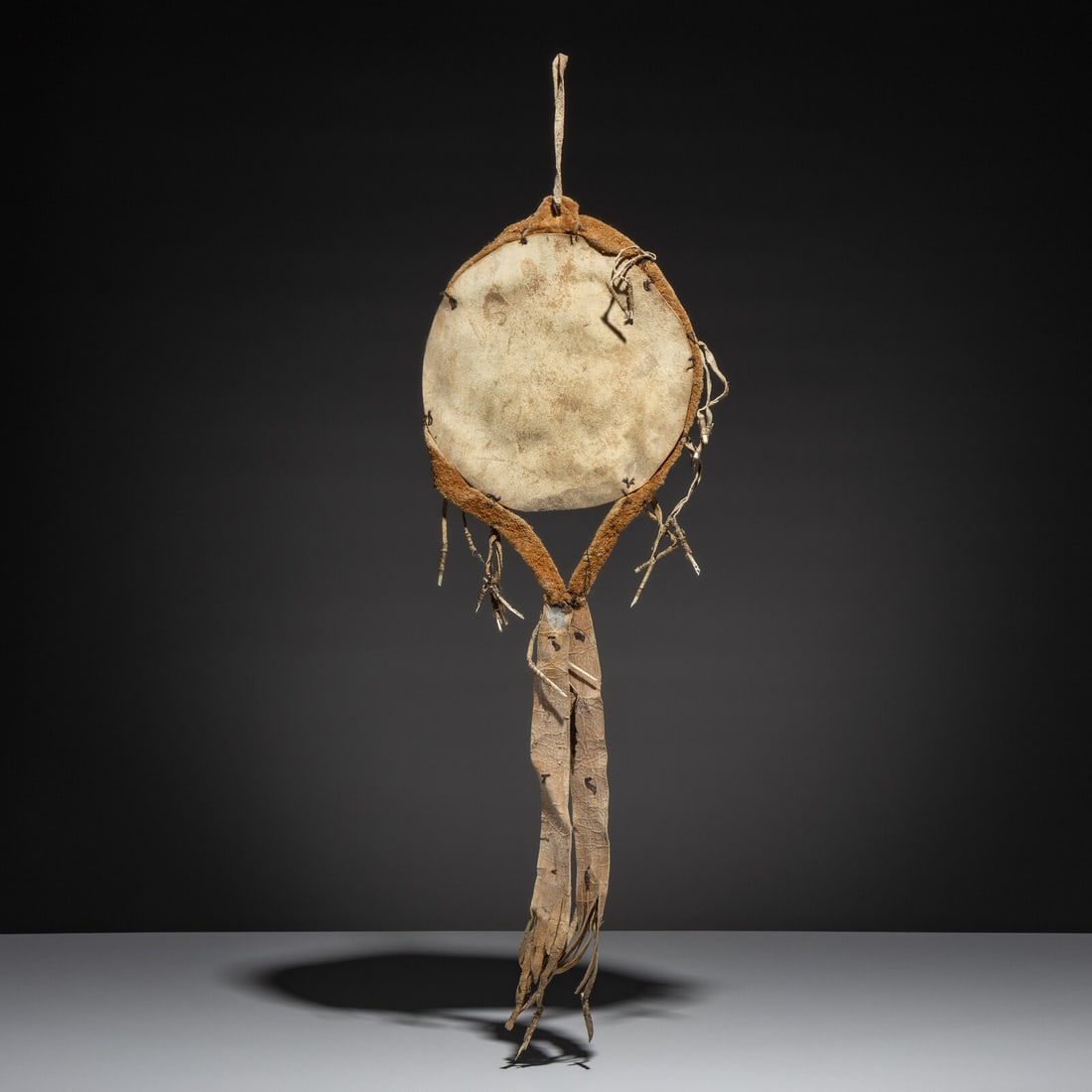 Arapaho Painted Parfleche Shield - 3