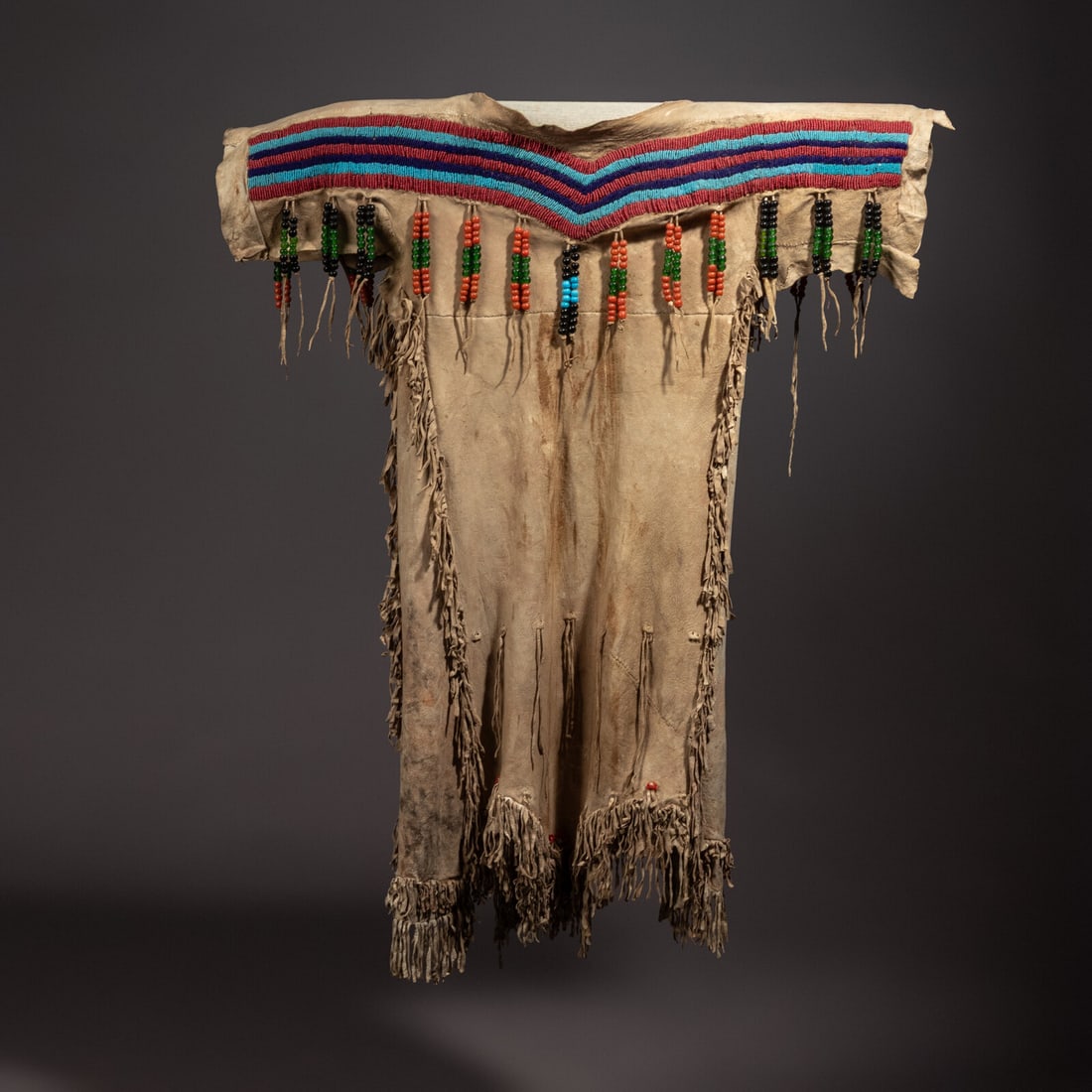 Nez Perce Beaded Hide Child's Dress (1 of 5)