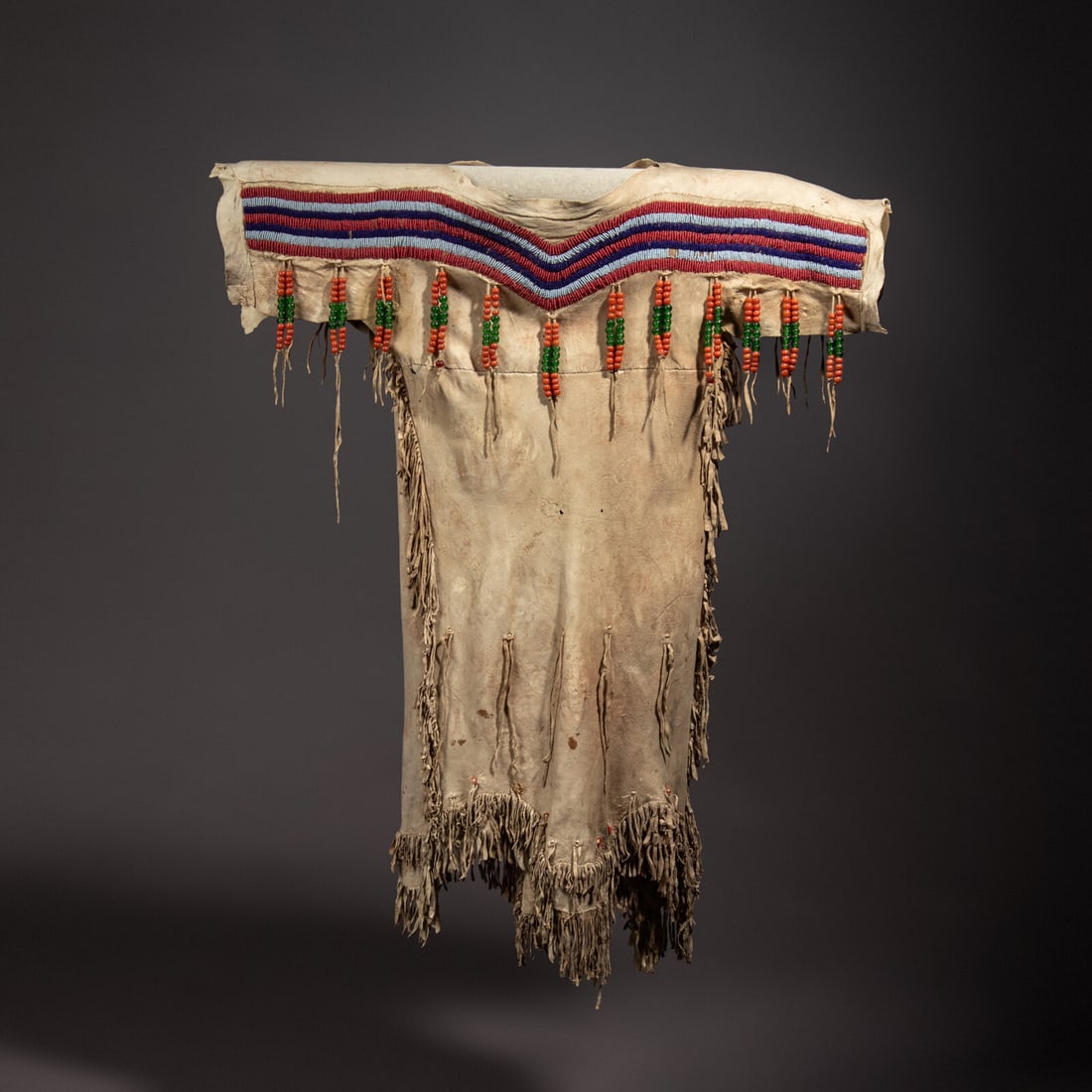 Nez Perce Beaded Hide Child's Dress - 2