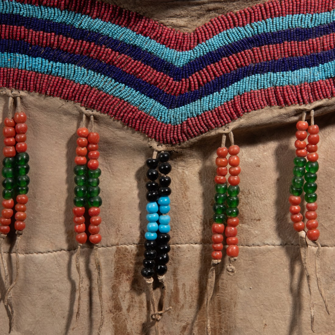 Nez Perce Beaded Hide Child's Dress - 3