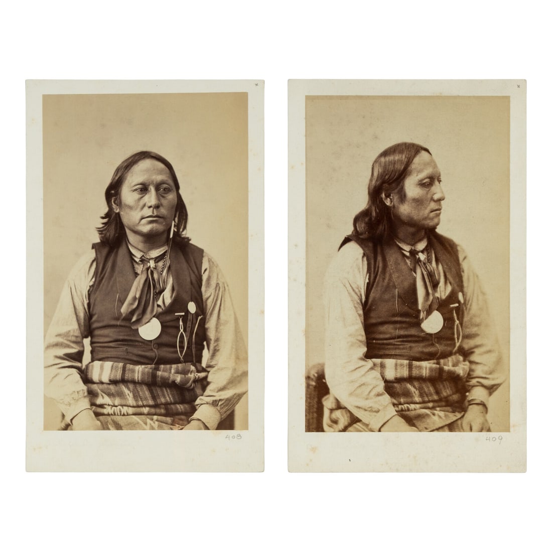 Alexander Gardner (1821-1882) Son of the Sun, Kiowa, 1872 (1 of 2)