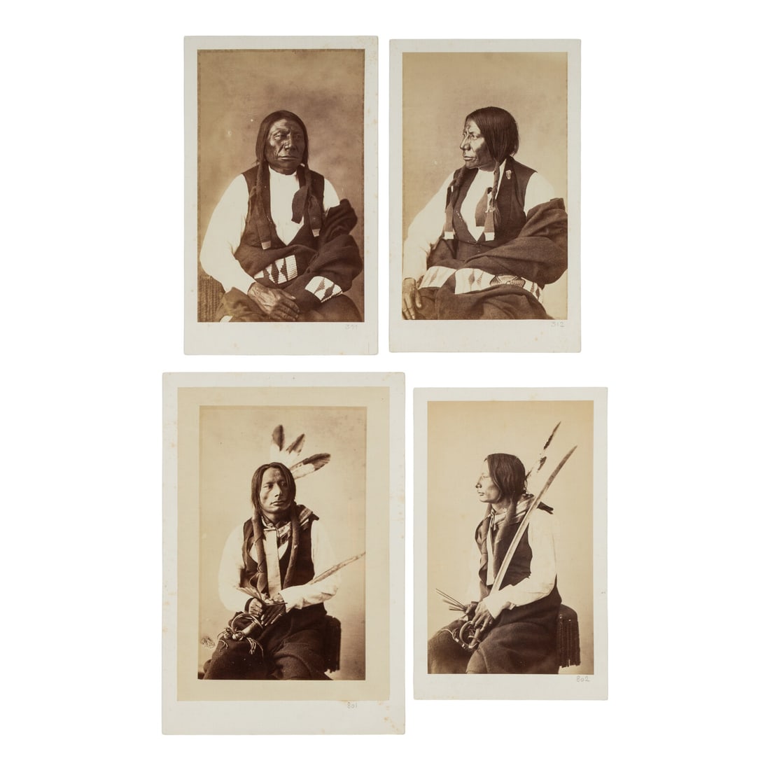 Alexander Gardner (1821-1882) Lakota Chiefs Blackhorn and Blue Horse, 1872 (1 of 1)