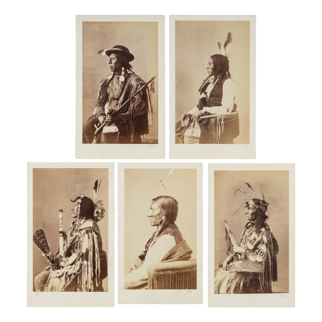 Alexander Gardner (1821-1882) Photographs of Identified Sioux, including Skin of the Heart and Two (1 of 1)