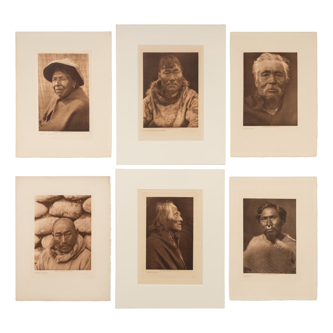 Edward S. Curtis (1868-1952) Photogravures Documenting Native Subjects and Activities in Vancouver,: Edward S. Curtis (1868-1952) Photogravures Documenting Native Subjects and Activities in Vancouver, British Columbia, and the Northwest Coast 26 photogravures with 1905-1926 copyright dates, images ap