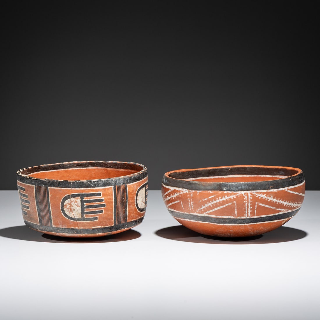 Ancestral Pueblo, Four Mile Polychrome Pottery Bowls (1 of 6)