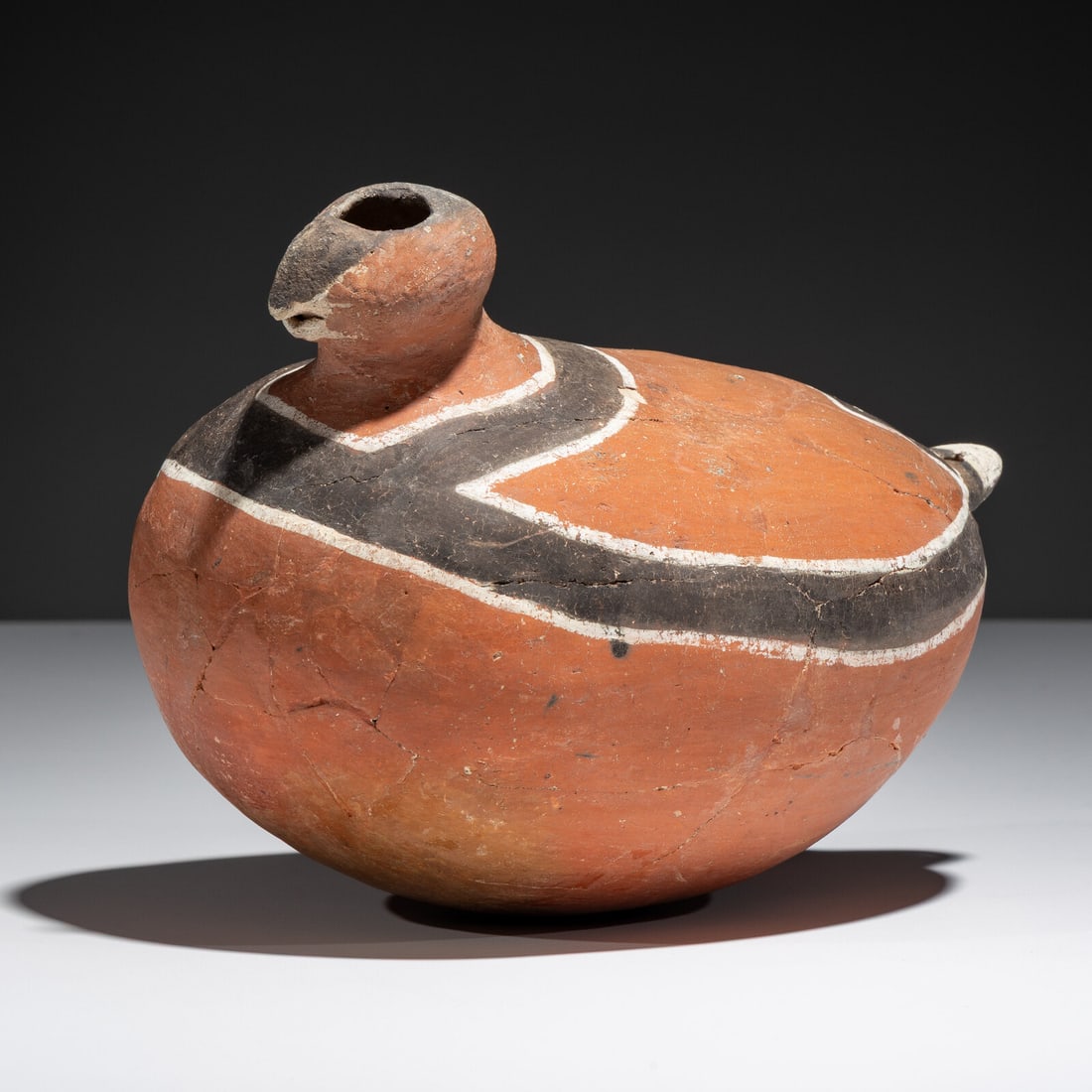 Ancestral Pueblo, Four Mile Pottery Parrot (1 of 4)