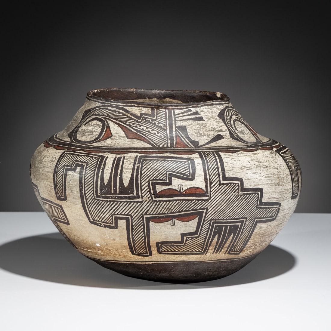 Zuni Polychrome Pottery Olla (1 of 5)