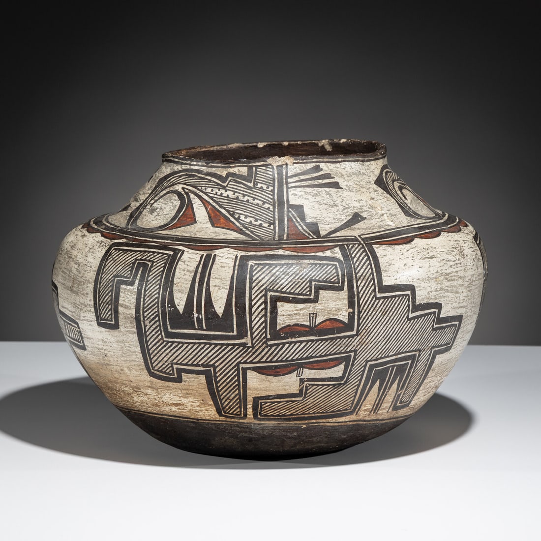 Zuni Polychrome Pottery Olla - 2