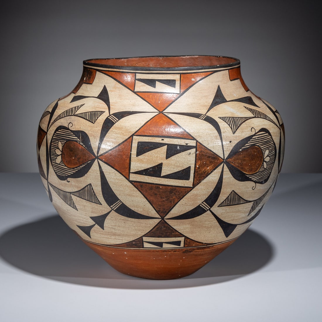 Acoma Polychrome Pottery Jar - 2