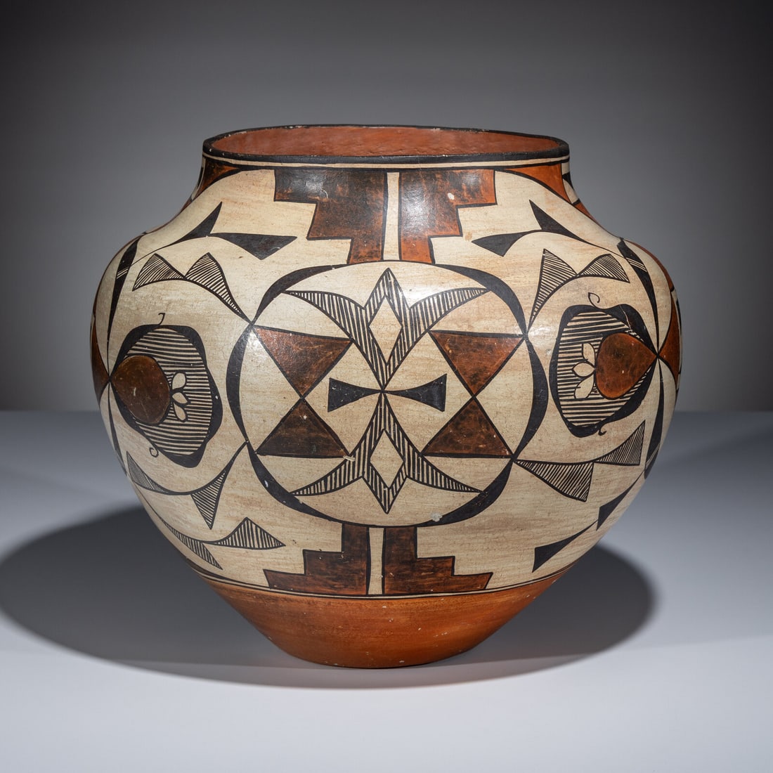 Acoma Polychrome Pottery Jar - 3