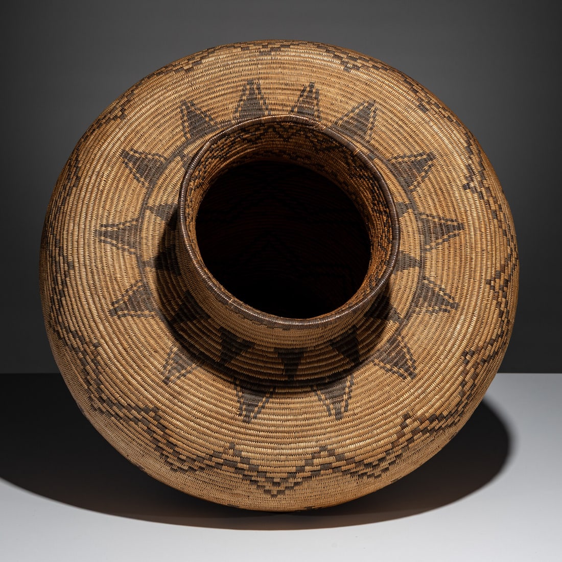 Western Apache Basketry Olla, with Human Figures - 5