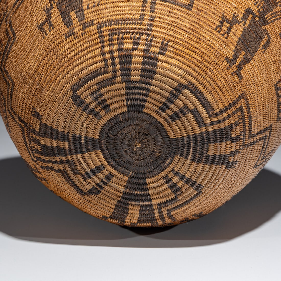 Apache Polychrome Figural Basket - 5