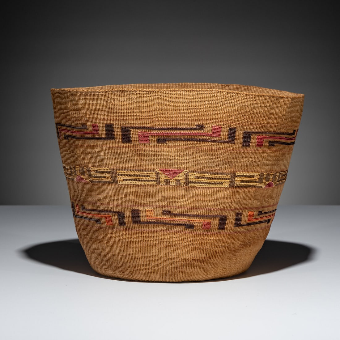 Tlingit Polychrome Berry Basket - 3