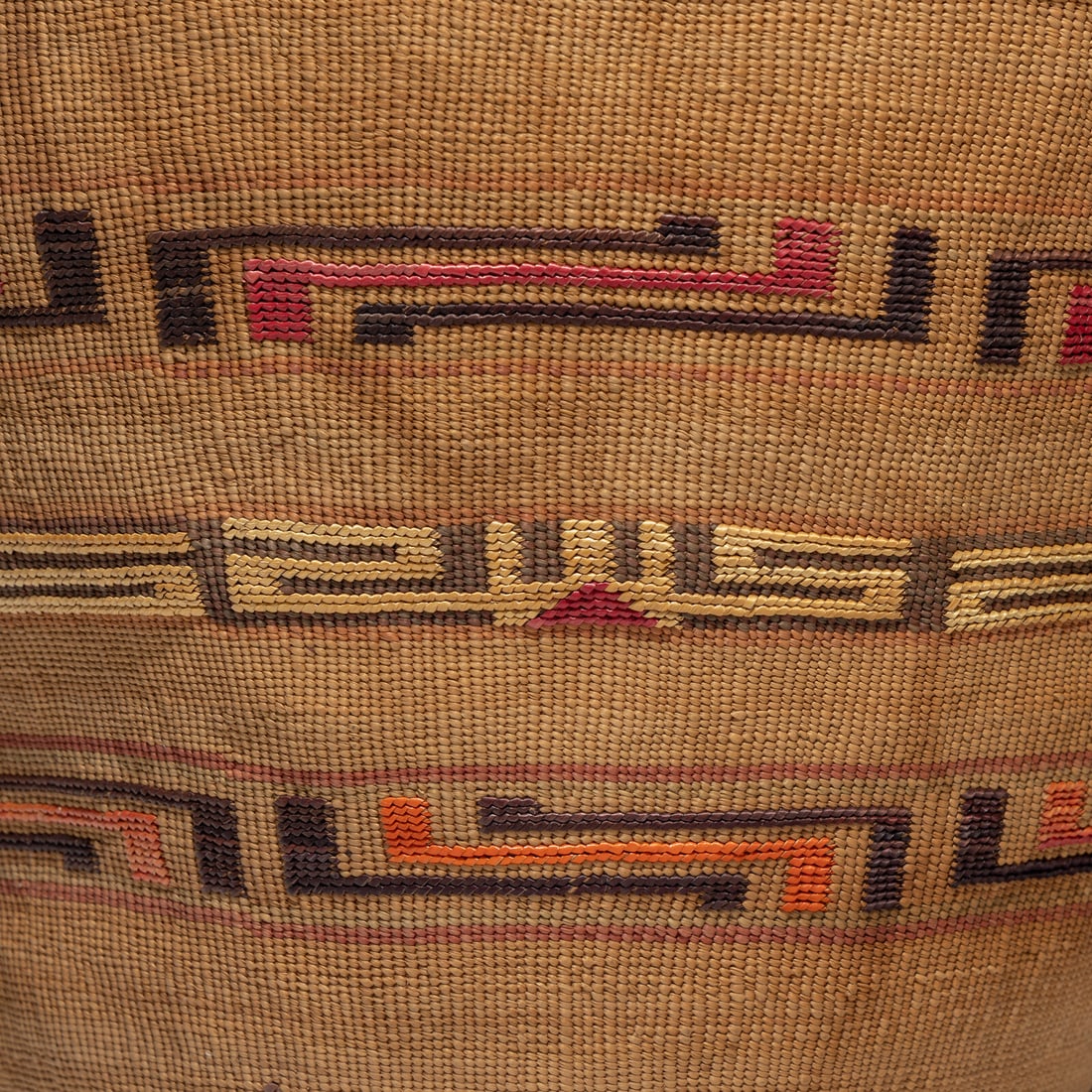 Tlingit Polychrome Berry Basket - 5