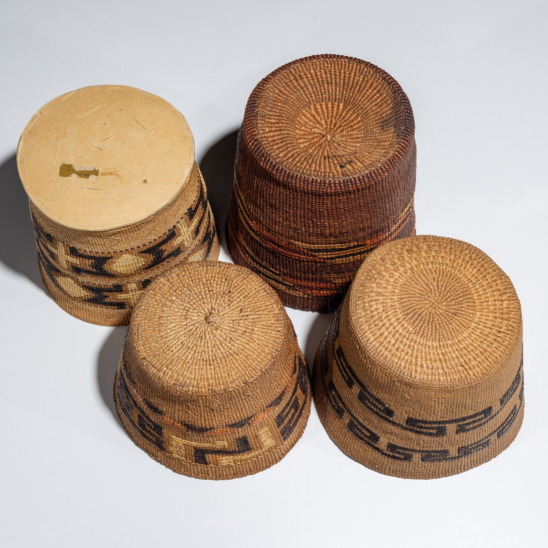 Tlingit Polychrome Berry Baskets - 3