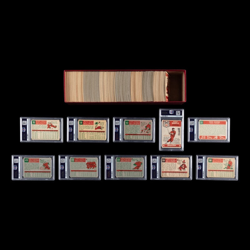 A Complete Set of 1959 Topps Baseball Cards (572/572) from The Collection of David Eisenhower - 2