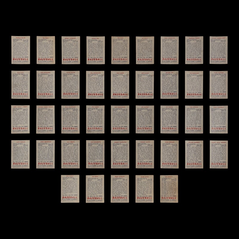 A Collection of 1951 Bowman Baseball Cards Including Multiple Hall of Famers (89) - 4