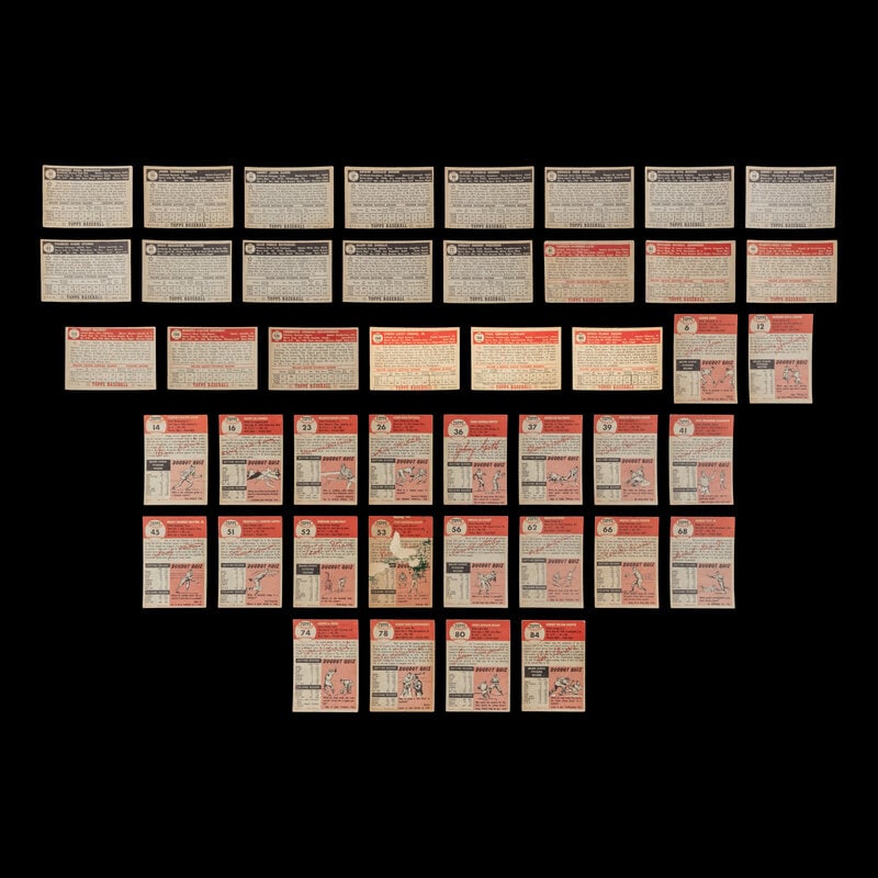 A Collection of 1952 and 1953 Topps Baseball Cards - 2