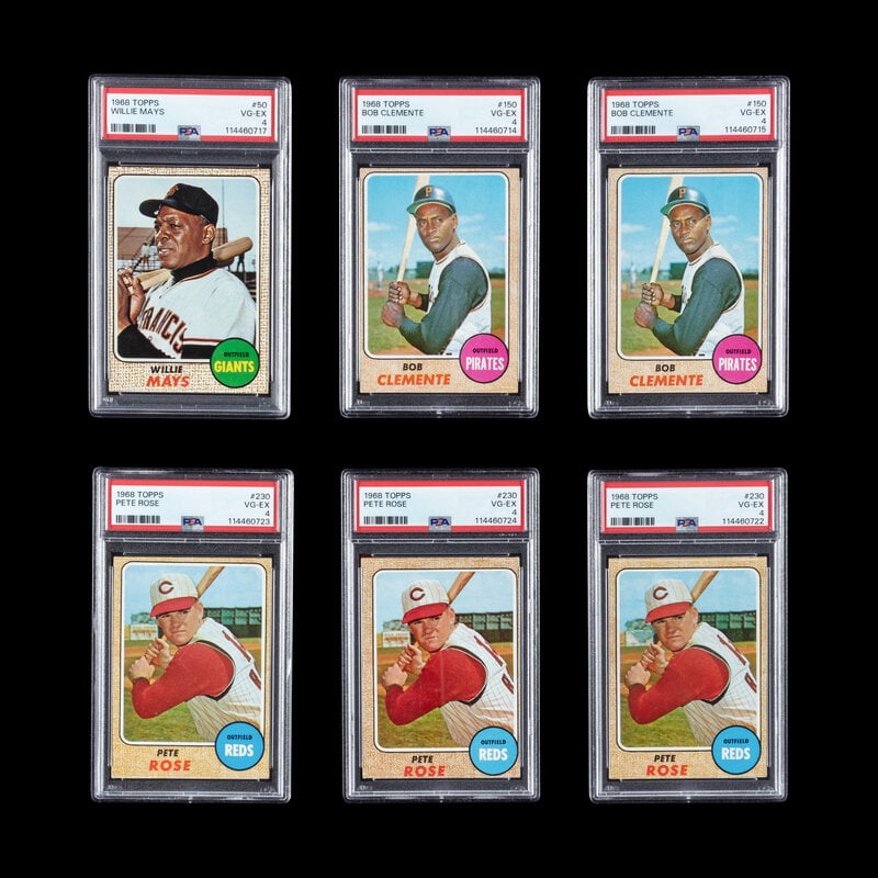 A Collection of PSA Graded 1968 Topps Halll of Fame and Notable Baseball Cards - 2