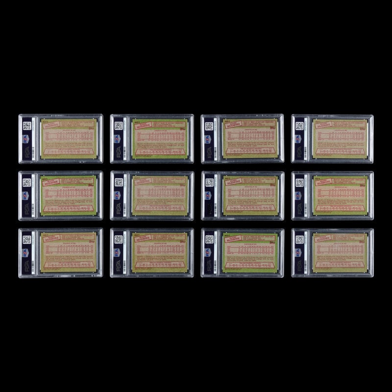 A Collection of 12 PSA Graded 1985 Topps Mark McGwire Rookie Baseball Cards - 2