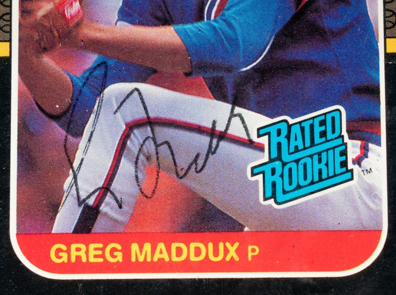 A Group of Greg Maddux and Tom Glavine Signed Autograph Baseball Cards (Beckett Authentication Servi - 2