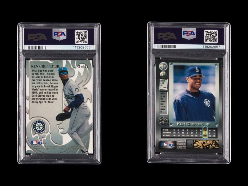A Group of PSA Graded 1996 Metal Universe Ken Griffey Jr. Baseball Cards - 2