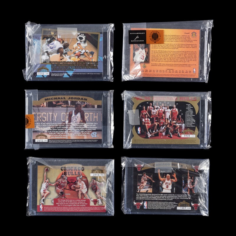 A Large Collection of Assorted Michael Jordan Basketball Cards - 10