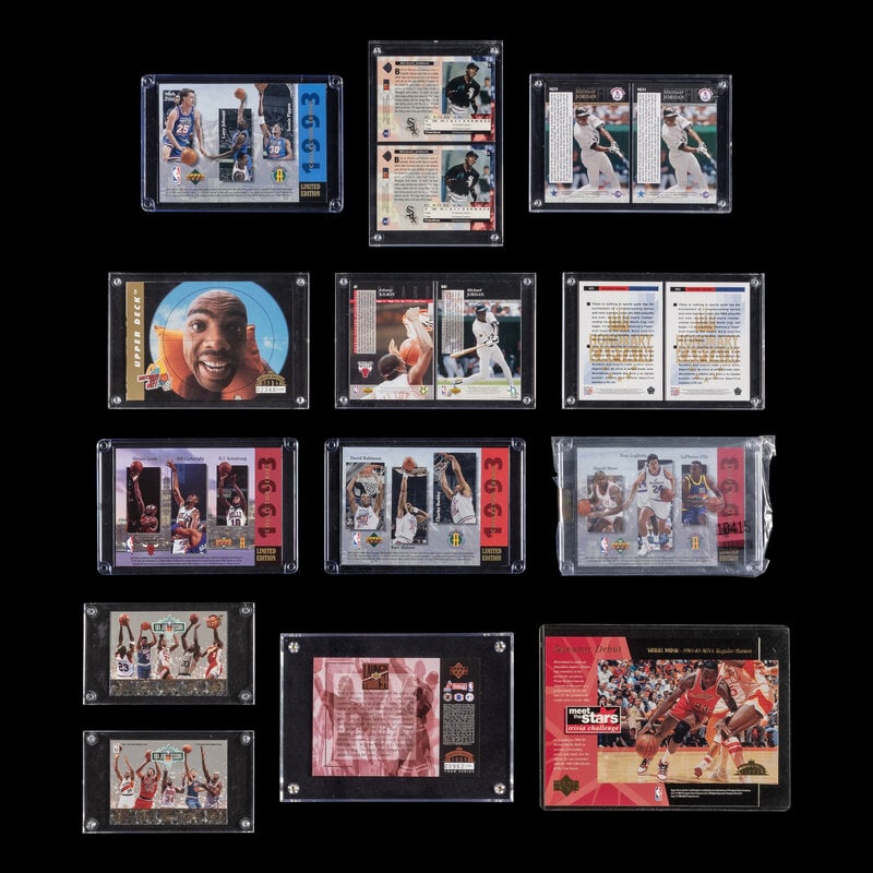 A Large Collection of Assorted Michael Jordan Basketball Cards - 2