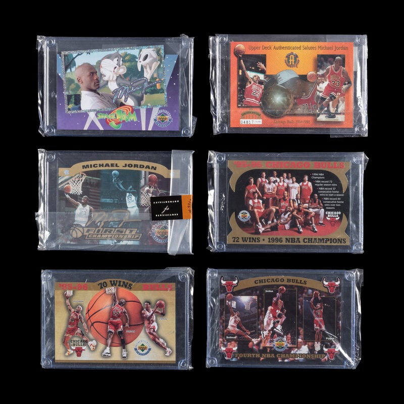 A Large Collection of Assorted Michael Jordan Basketball Cards - 9