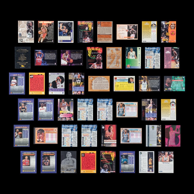 A Large Collection of 1990s NBA Hall of Fame Basketball Cards - 12