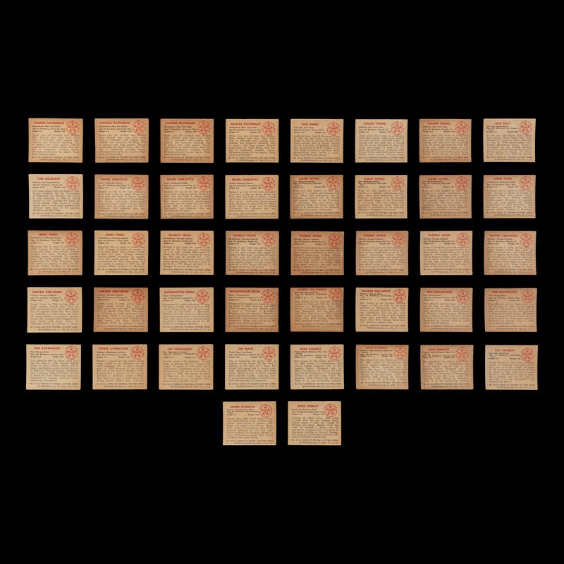 A Collection of 1950 Bowman Football Cards Including Multiple Hall of Famers and Rookies (210) - 8