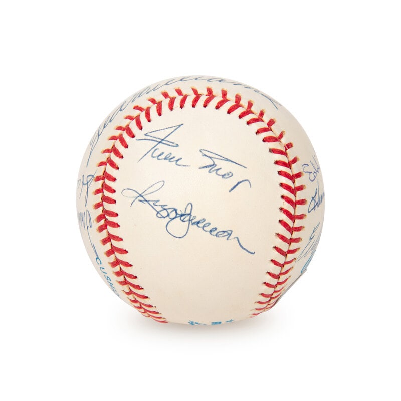 A 500 Home Run Club Signed Autograph Baseball (Beckett Authentication Services Letter) - 4