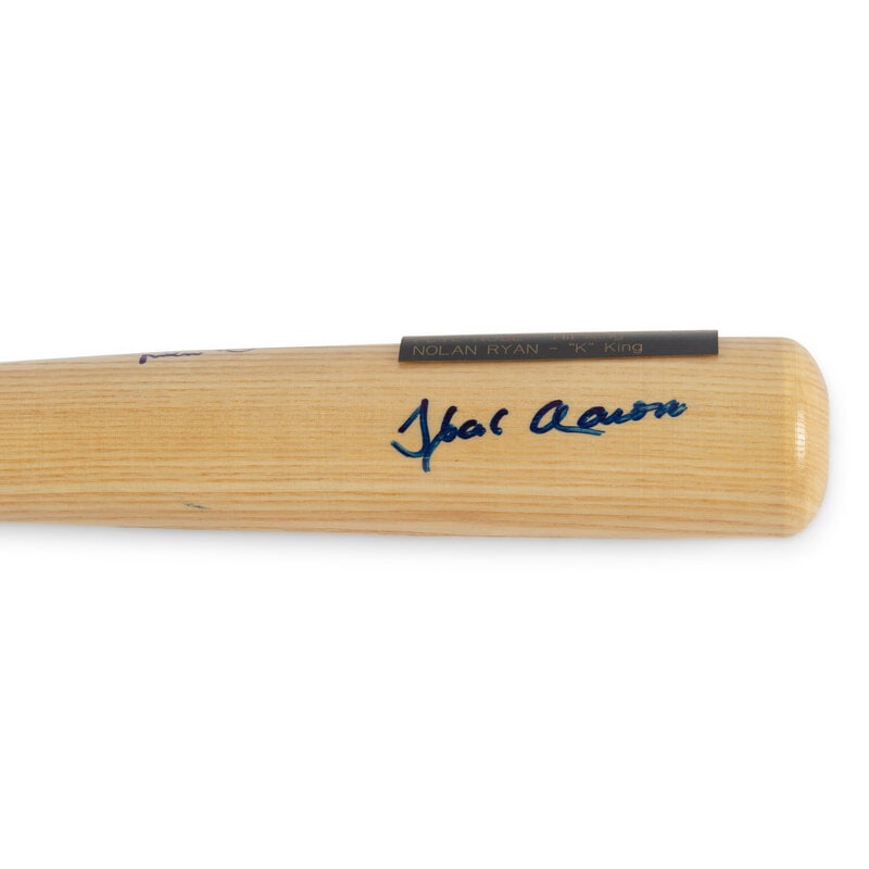 A Kings of Baseball Signed Autograph Bat (Beckett Authentication Services Letter) - 4