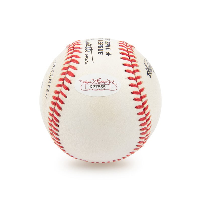 A Carl Hubbell Single Signed Autograph Baseball (JSA Letter) - 2
