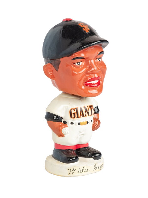 An Original Vintage 1960s Willie Mays Bobblehead With Factory Box (Made In Japan) - 2