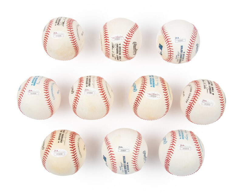 A Collection of 10 Hall of Fame Manager Signed Autograph Baseballs (JSA) - 2