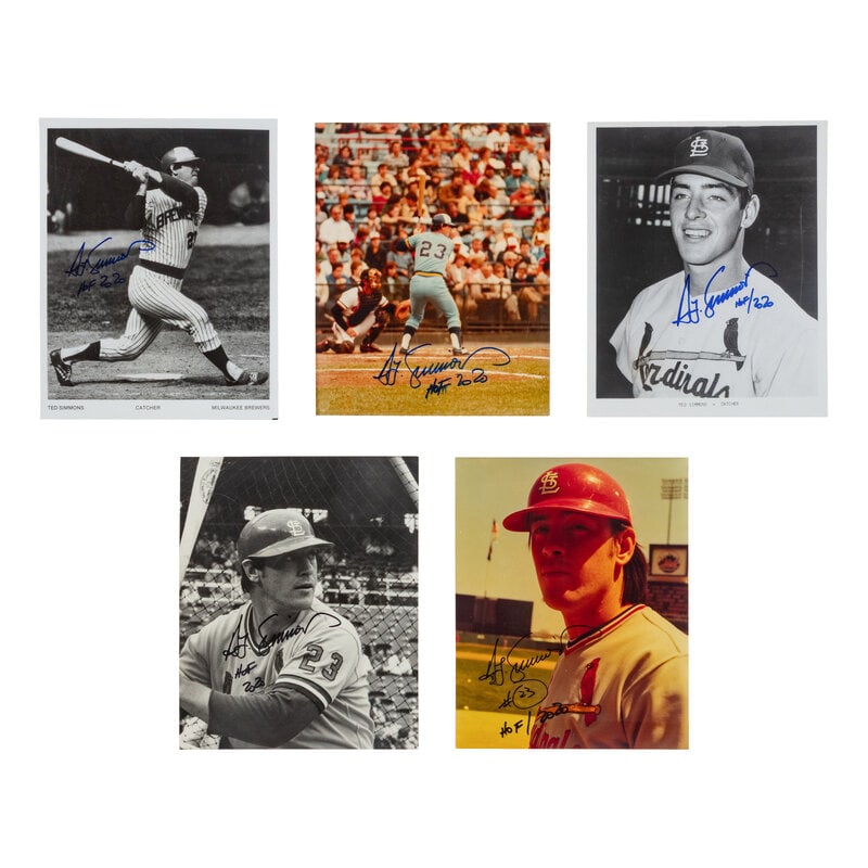 A Large Archive of Awards and Autographs from The Personal Collection of Ted Simmons - 2