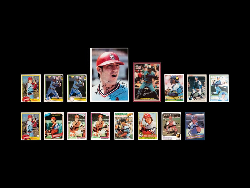 A Large Archive of Awards and Autographs from The Personal Collection of Ted Simmons - 3